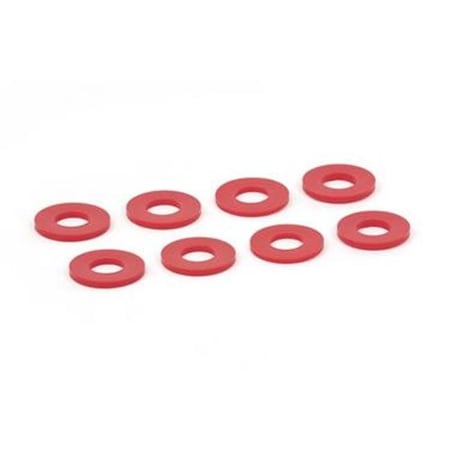 Daystar DAYSTAR KU71074RE Red D-Ring And Shackle Washer; Set Of 8 D78-KU71074RE
